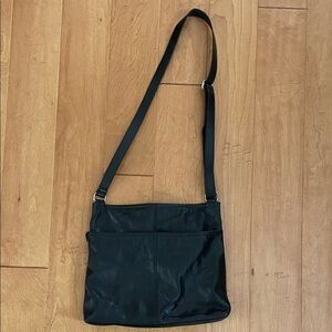 Margot Sleek Black Crossbody Bag